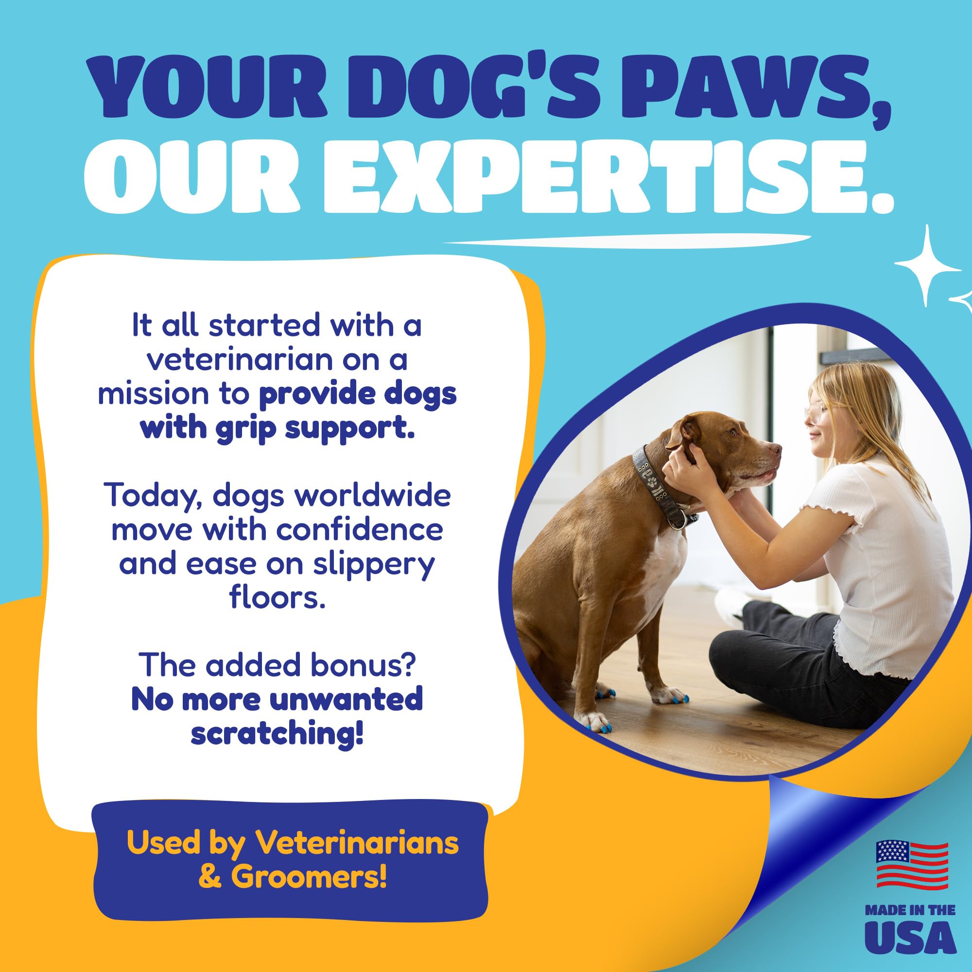 Soft Claws safe-ingestion graphic notes non-toxic materials and home safety.