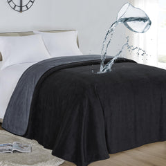 Softan waterproof blanket bed cover protects against spills on the bed