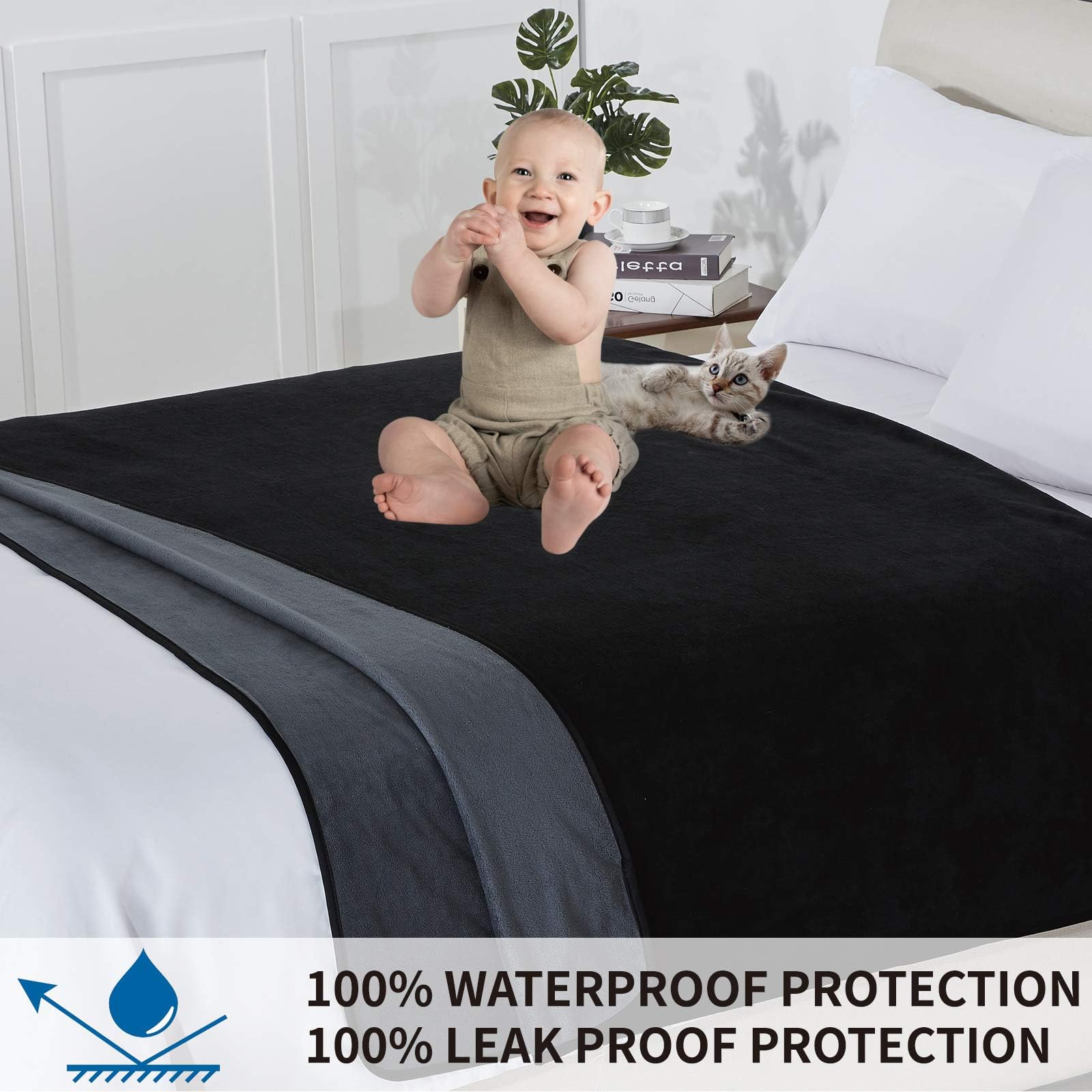 Softan blanket couch protector keeps furniture clean during meals and pets