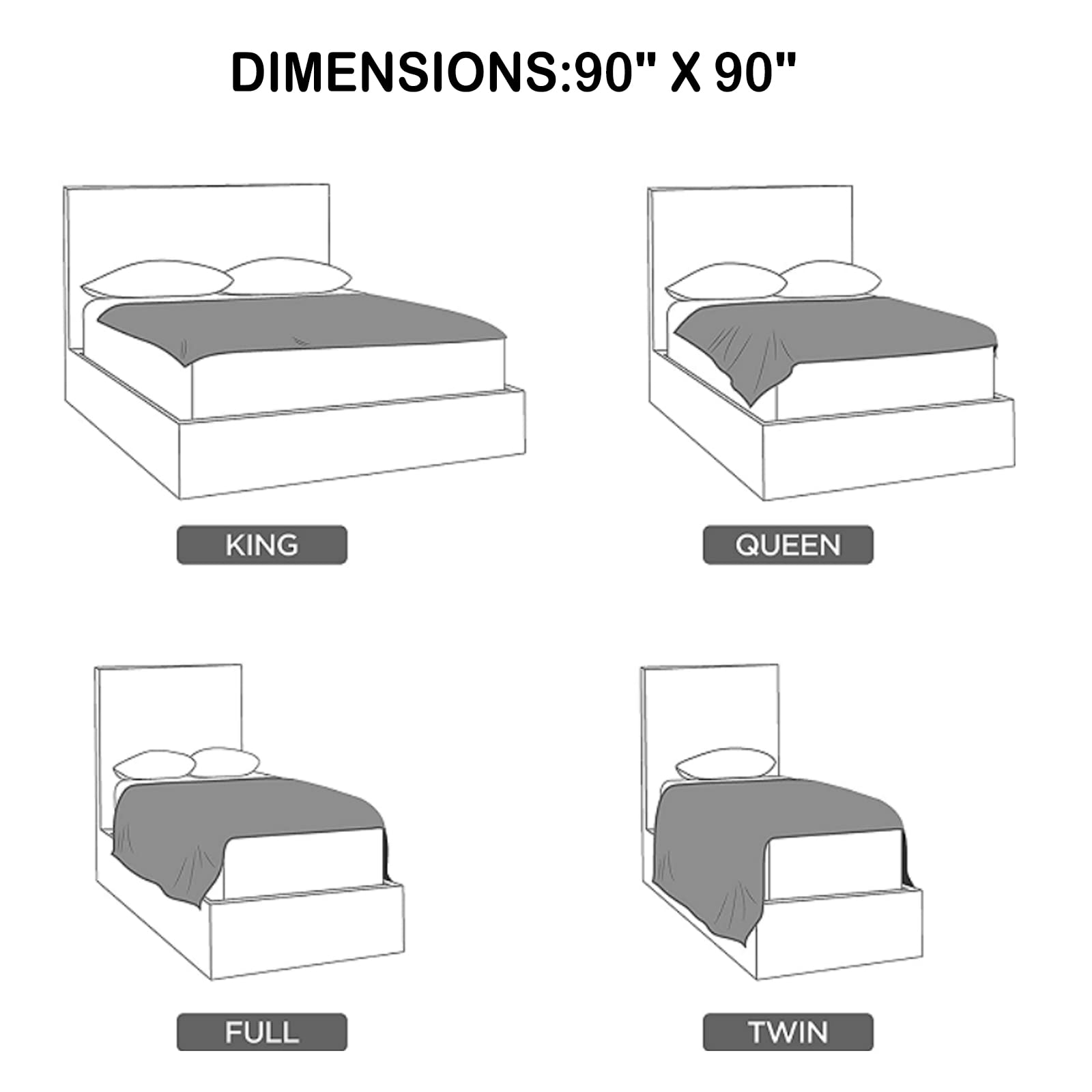 Softan blanket dimension 90x90 delivers large bed and sofa coverage