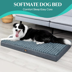 SOFTMATE waterproof cover protects the foam from accidents for longevity
