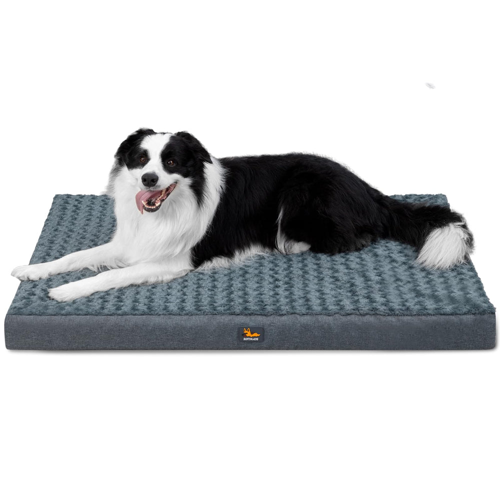 SOFTMATE XXXL dog bed with orthopedic foam supports large dogs during sleep
