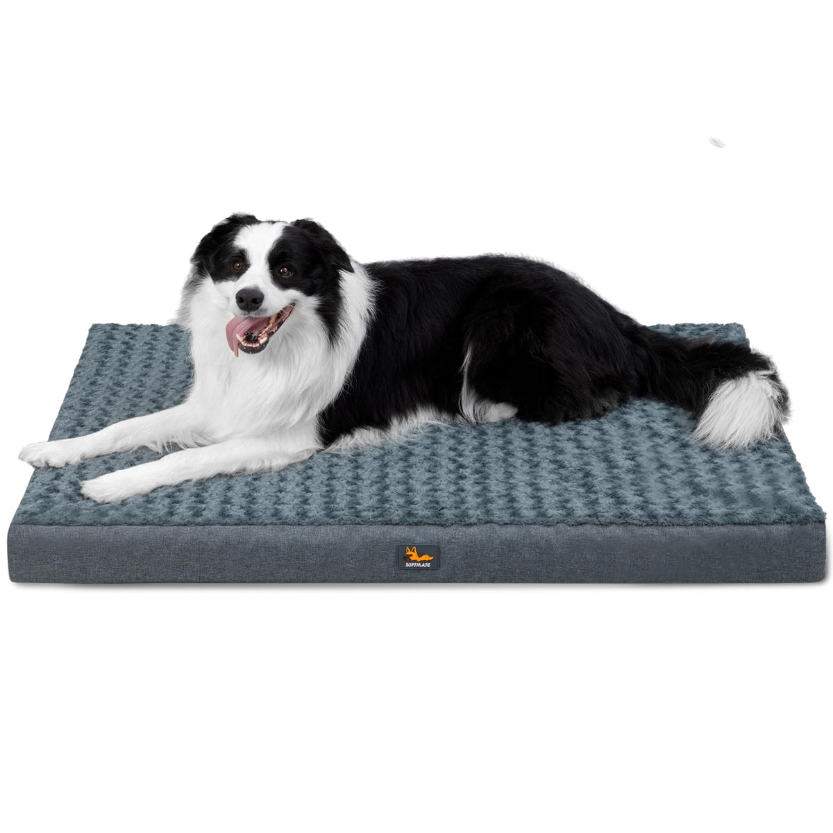 SOFTMATE XXXL dog bed with orthopedic foam supports large dogs during sleep