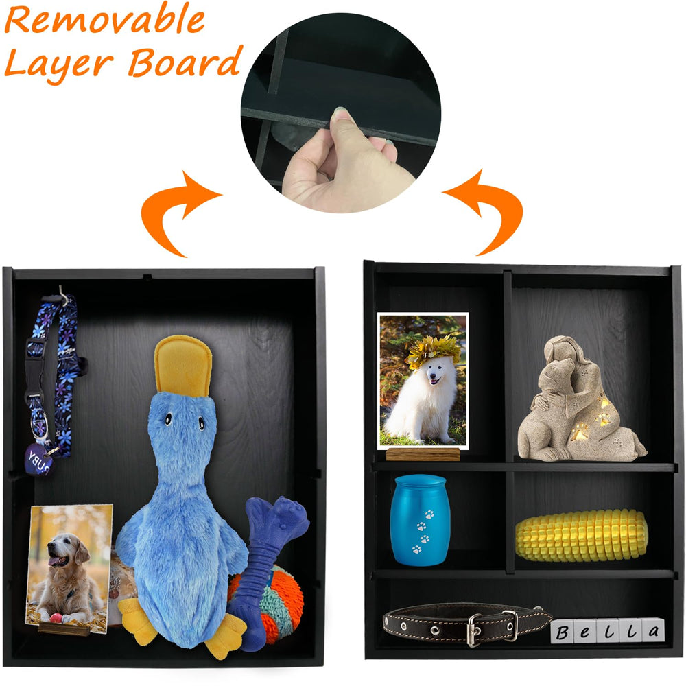 Wall mounting orientation for Sofunii memorial box (horizontal)