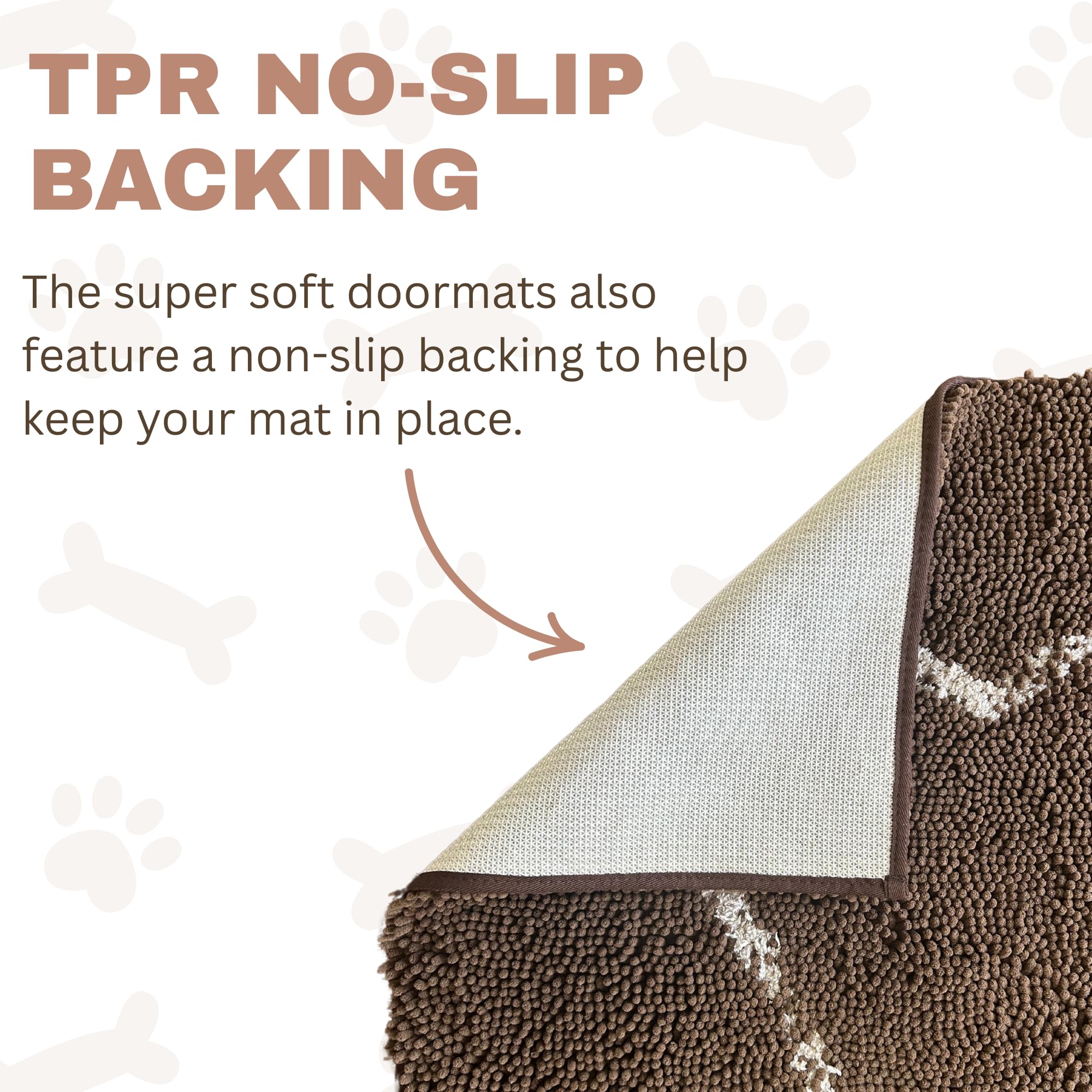 Soggy Doggy Doormat crate pad offers cozy drying surface