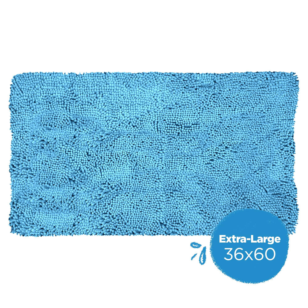Soggy Doggy Doormat entryway-towel use for paw drying and floor protection.