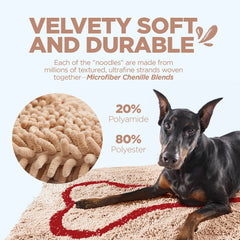 Soggy Doggy Doormat at entryway catches moisture before spread