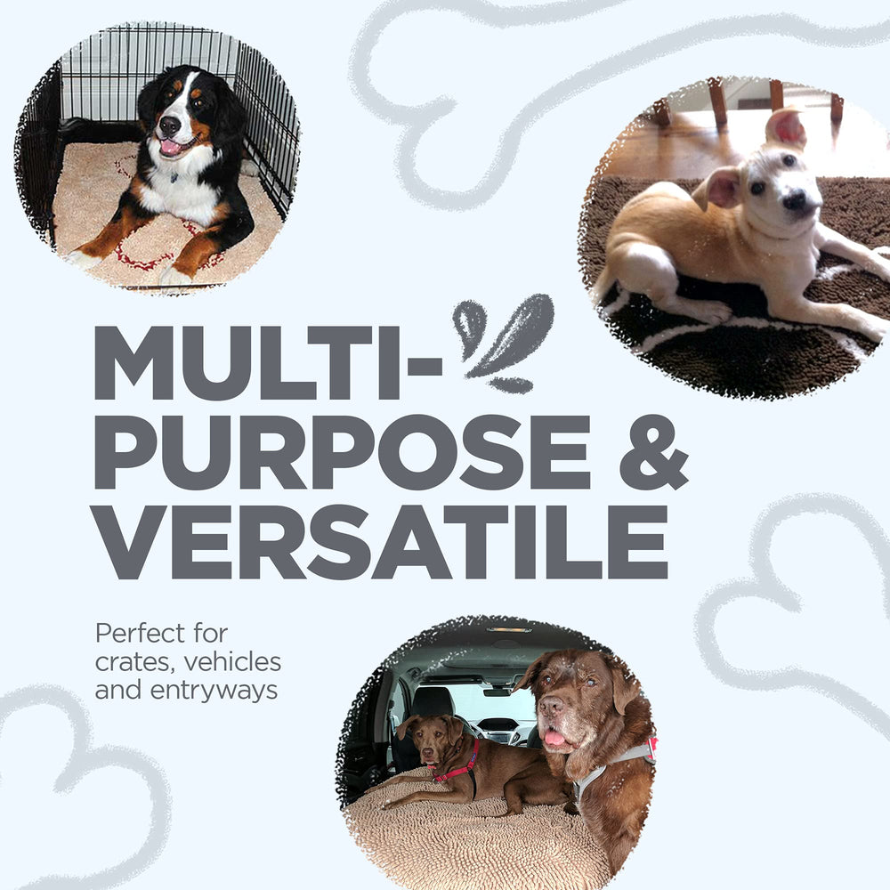 Soggy Doggy Doormat bone design complements neutral interiors