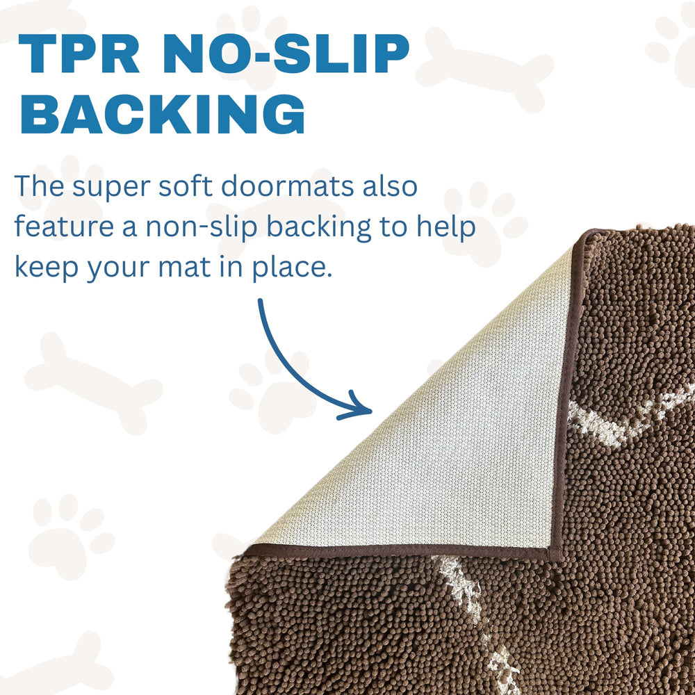 Soggy Doggy Doormat quick-drying design reduces lingering odors in entryways.
