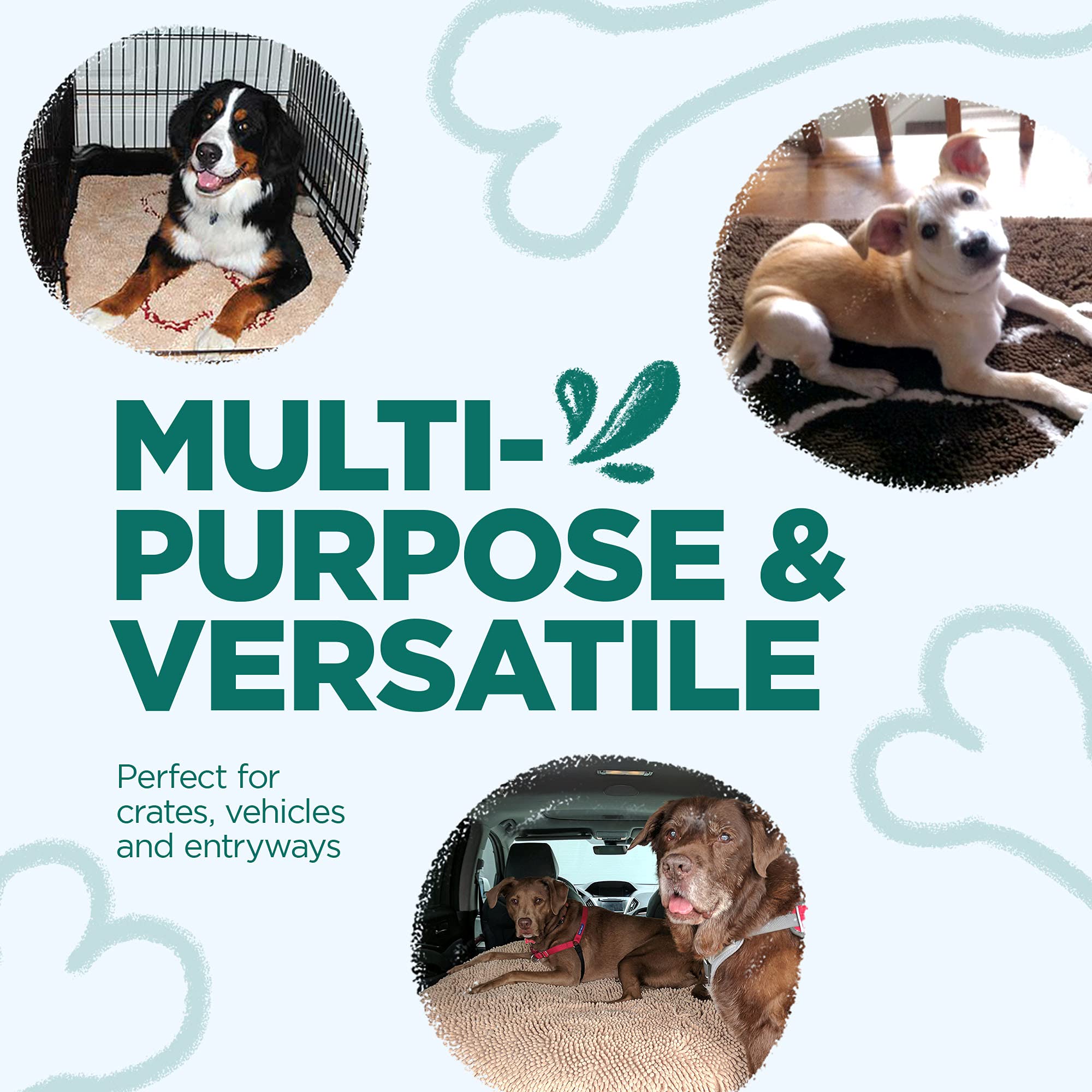 Soggy Doggy Doormat machine washable for easy cleaning
