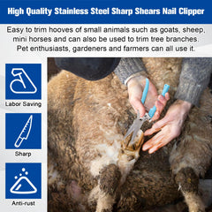 Solaradgy hoof-rasp-file dual-sided shows textured patterns for efficient smoothing.