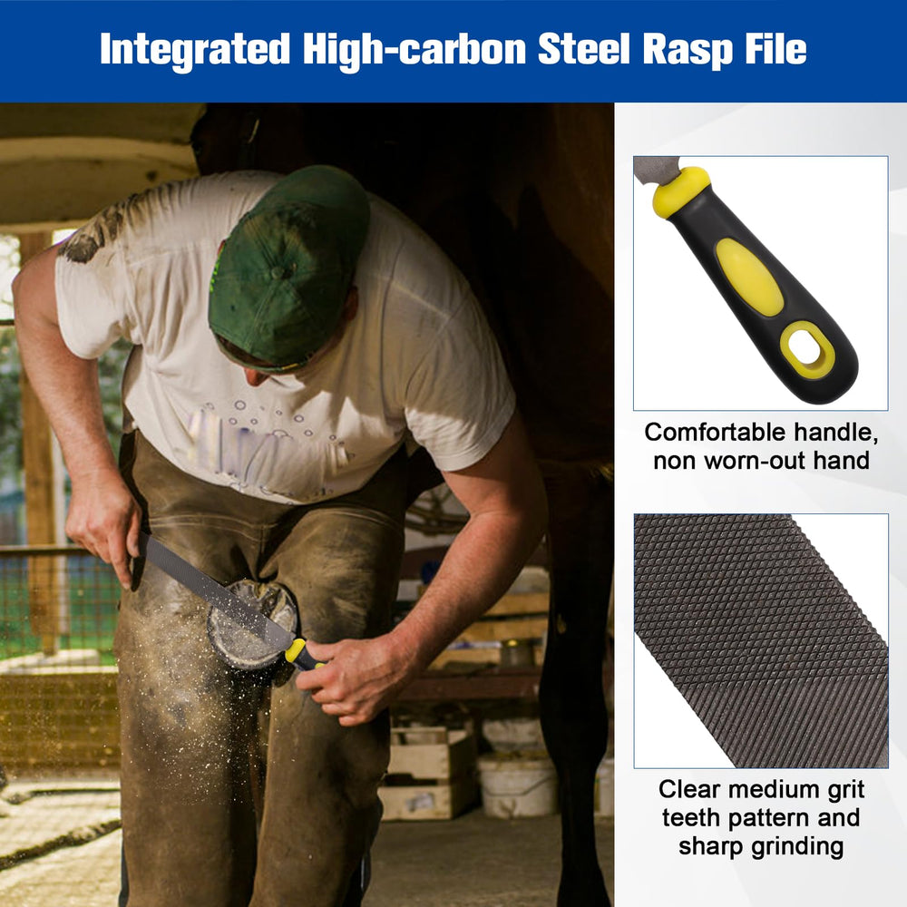 Solaradgy L-shaped-hoof-cutter-knife ergonomic design supports precise trimming.