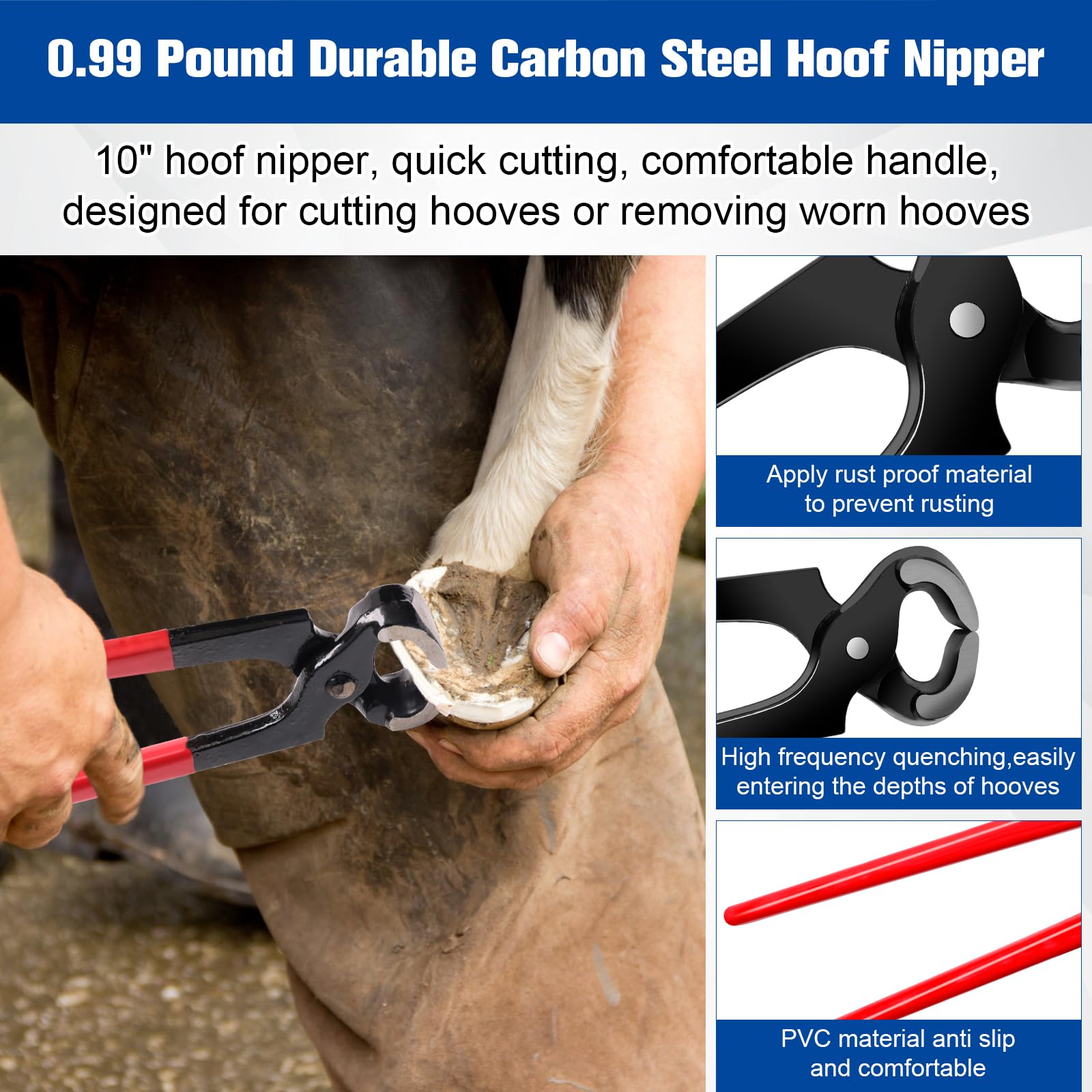Solaradgy premium-nail-clipper stainless close-up for clean trims on goats and sheep.