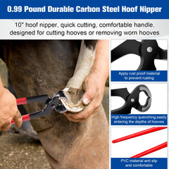 Solaradgy premium-nail-clipper stainless close-up for clean trims on goats and sheep.