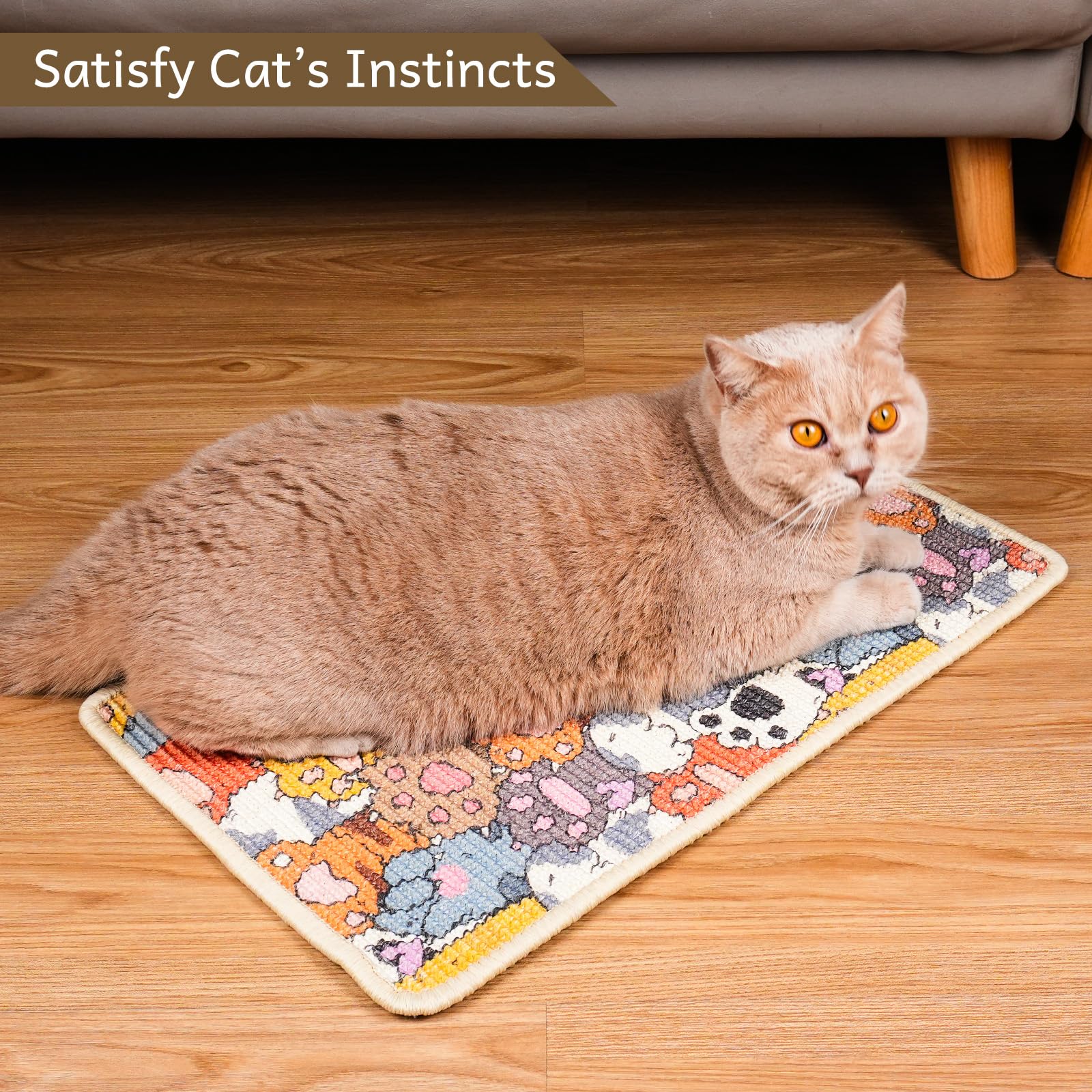 SOLDAY decor-ready design blends with interiors while providing a practical scratching outlet.