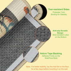 SOLDAY Lightsaber Cat Scratcher wall-attachment velcro close-up demonstrates secure mounting.
