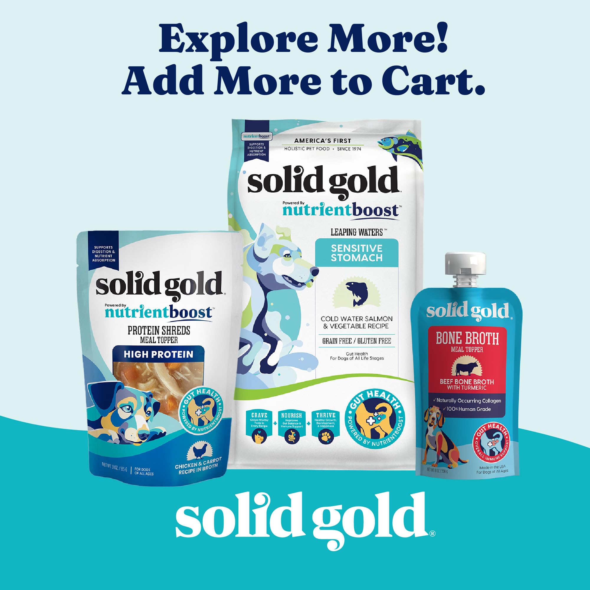 Solid Gold air dried topper digestion immunity support—may support gut health and immune function