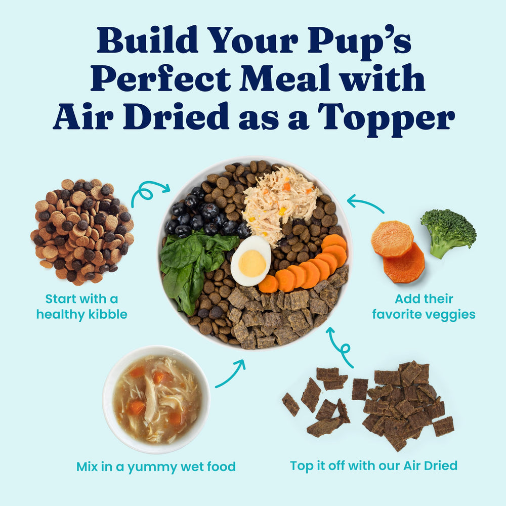 Solid Gold air dried topper picky eater dog—enticing topper for picky pets