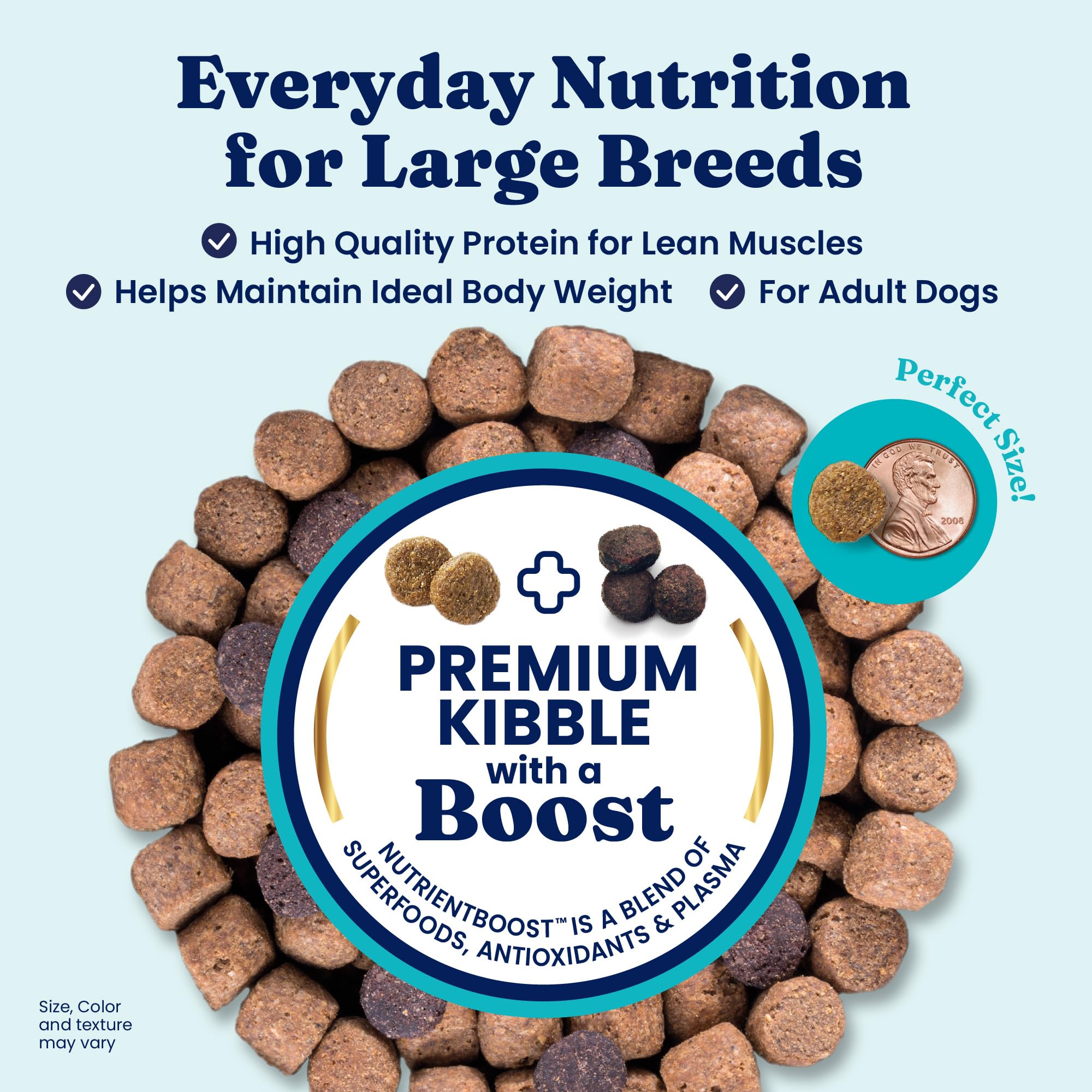 Solid Gold Bison dry dog food bag label highlighting real bison protein