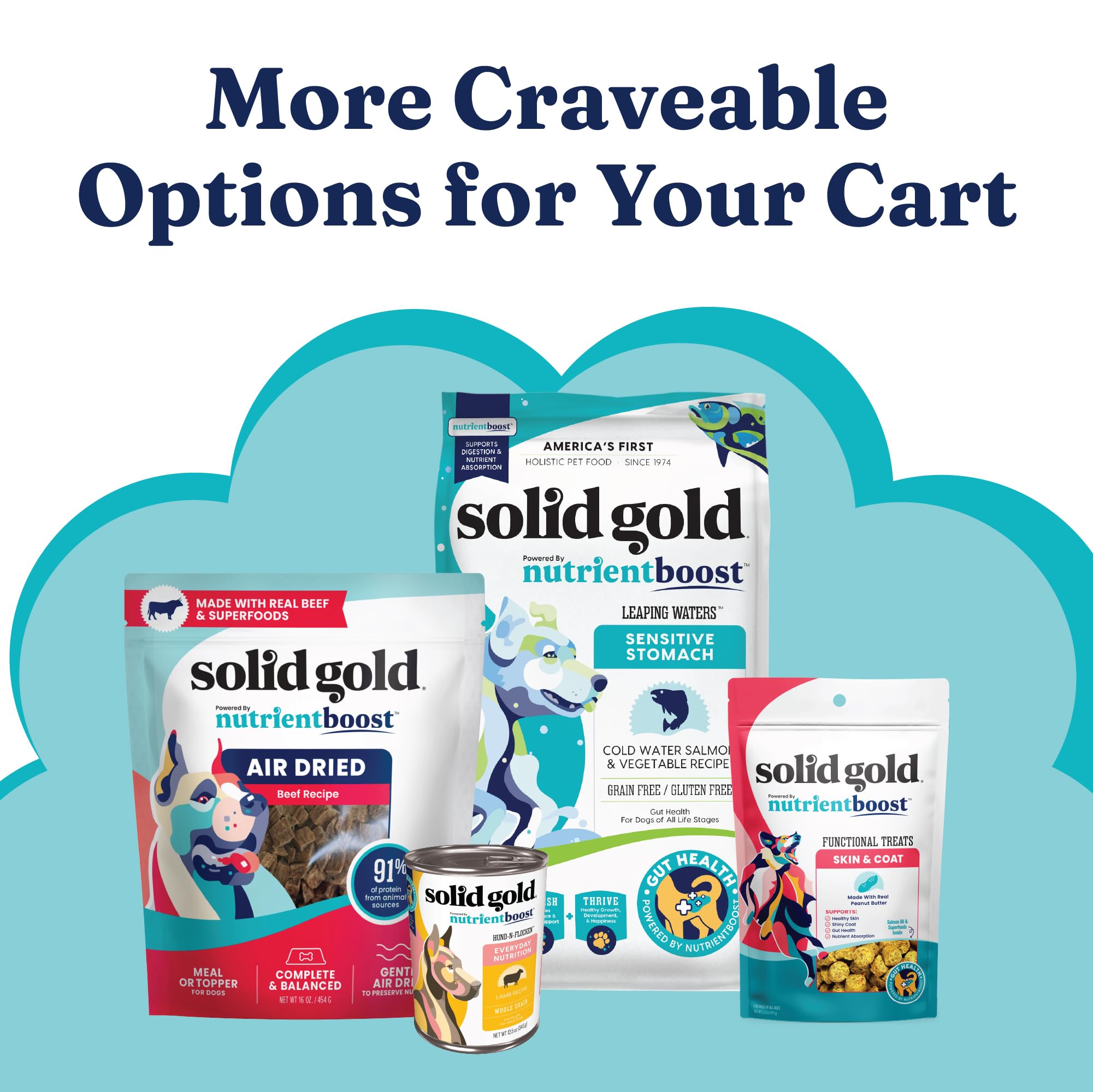 Solid Gold calming chews melatonin chamomile valerian closeup shows soothing ingredients for serene moments