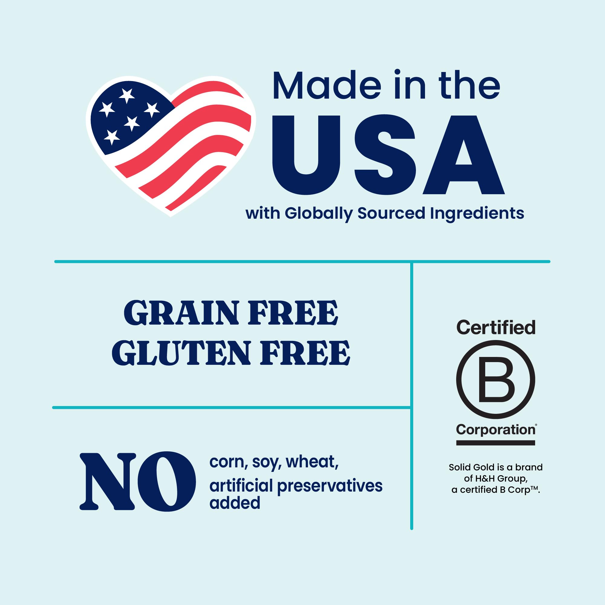 Solid Gold can-label-nutrition-ingredients highlights premium ingredients and grain-free benefits.