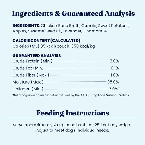 Solid Gold chicken bone broth warm-serving option enhances mealtime comfort.