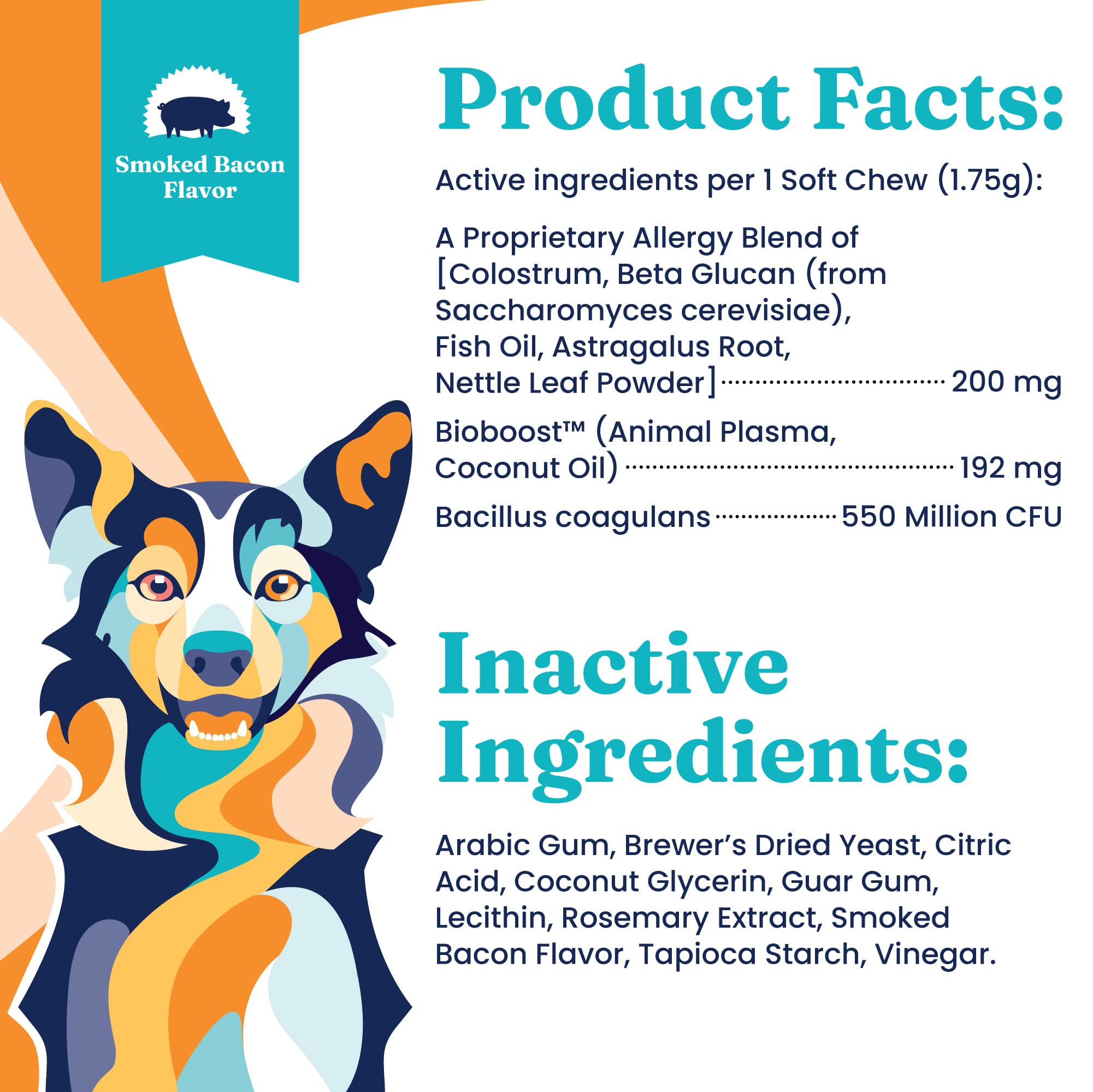 Solid Gold dog allergy relief chews on countertop demonstrates palatable snack