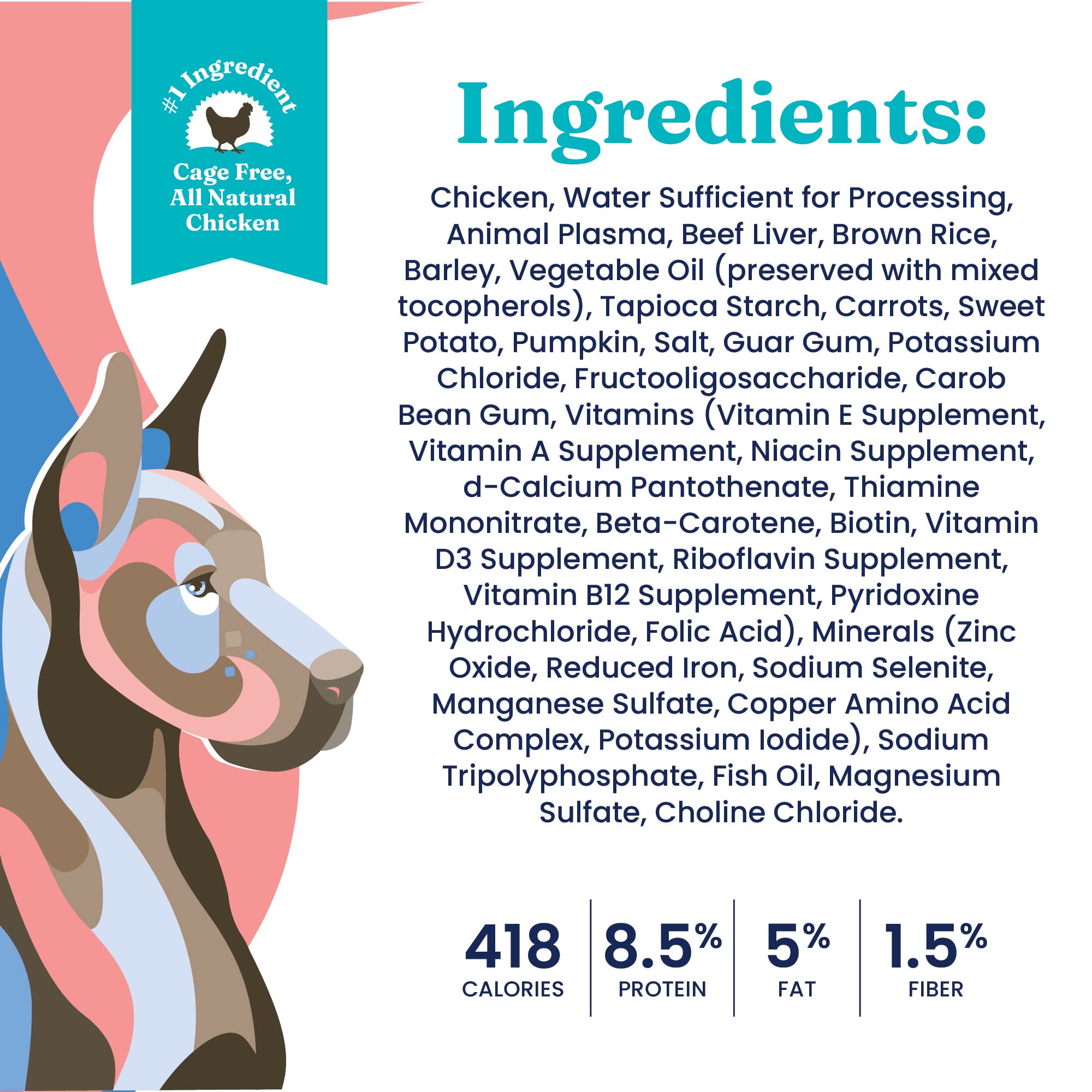Solid Gold Hund-N-Flocken probiotics image suggests gut-friendly balance in meals.