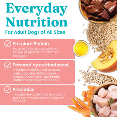 Solid Gold Hund-N-Flocken with whole grains emphasizes balanced nutrition and digestibility.
