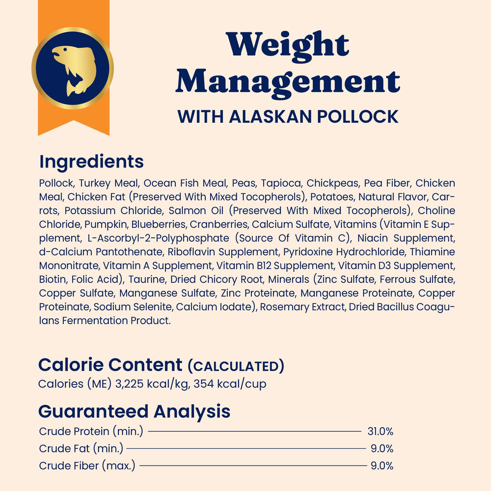 Solid Gold Indoor-Outdoor Cat Food supports weight management for active cats