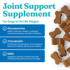 Solid Gold small to large dog joint chews suitable for dogs of all sizes.