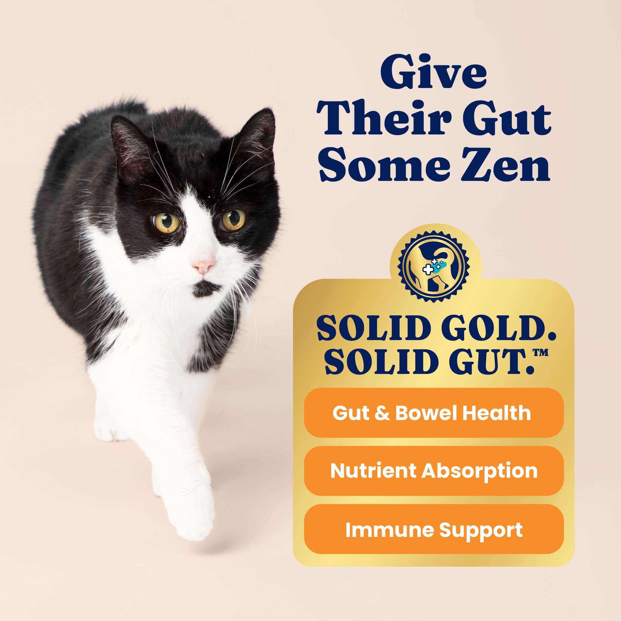 Solid Gold Probiotics Live Culture bottle supports gut balance and digestion
