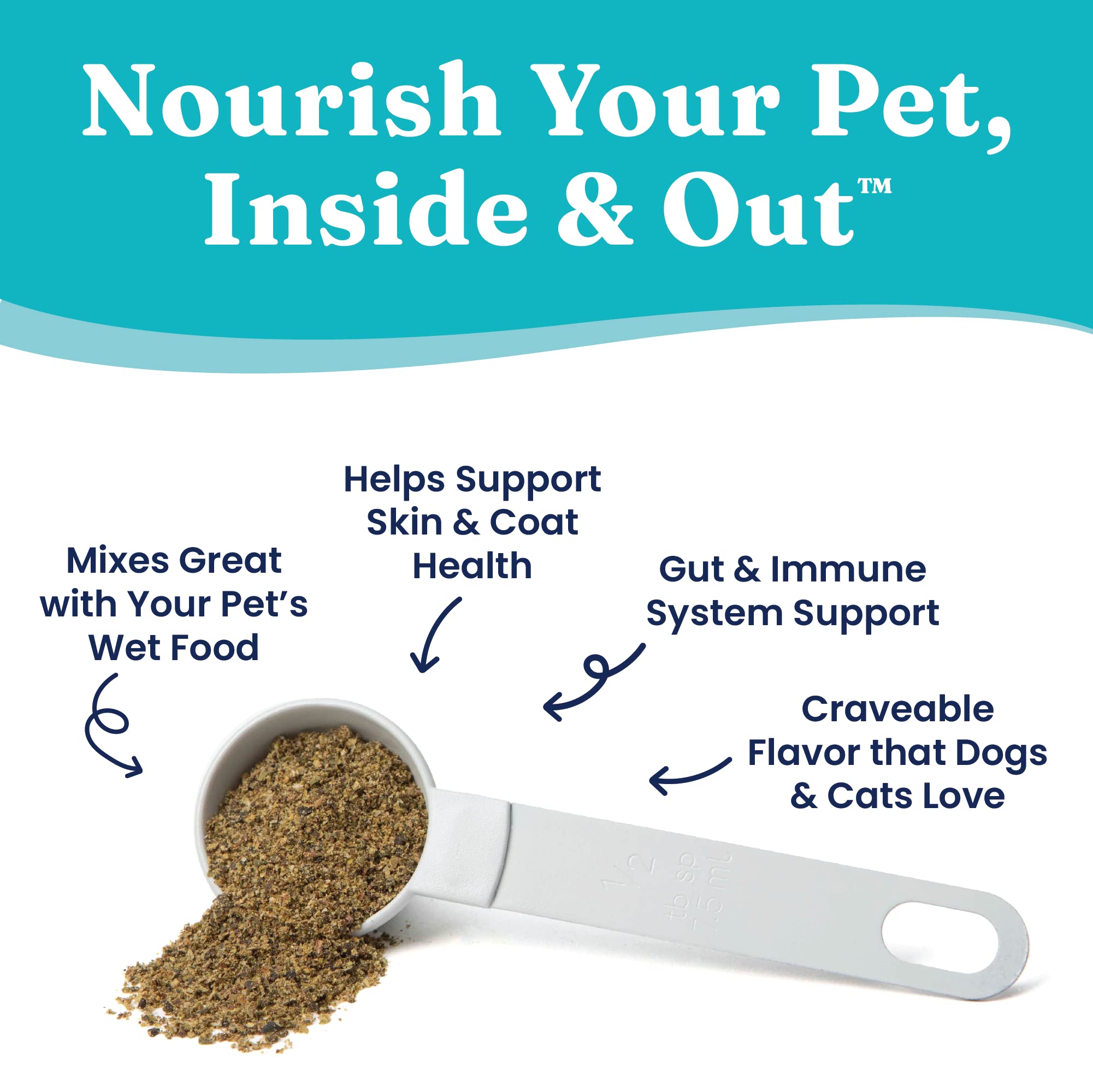 Solid Gold SeaMeal superfood blend delivers minerals, amino acids and antioxidants for daily pet wellness.
