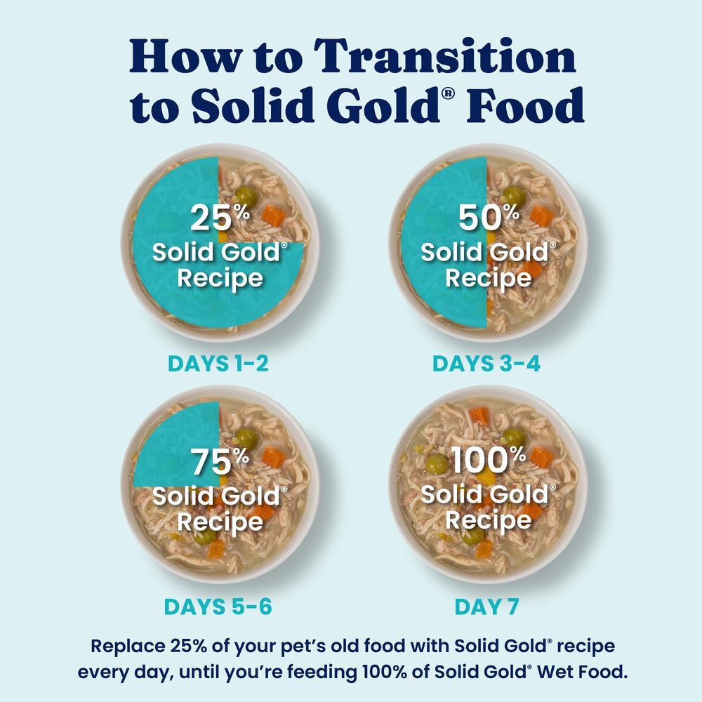 Solid Gold: taza de alimento para perro pequeño, opción gourmet para razas pequeñas.