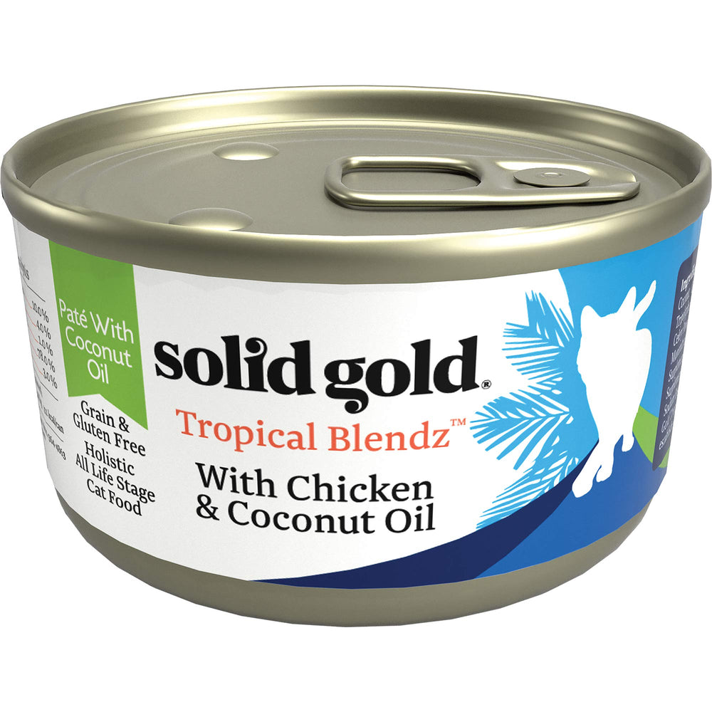 Solid Gold pate image shows high moisture for hydration and easy digestion.