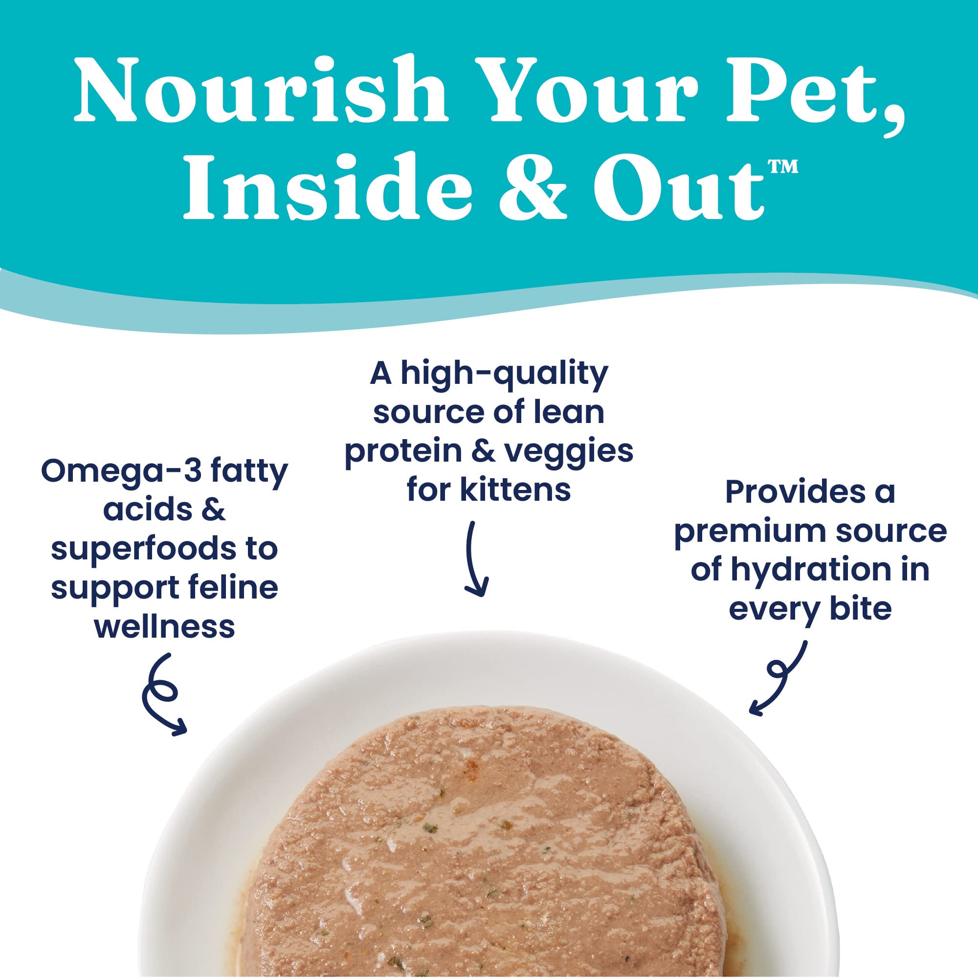 Solid Gold wet cat food pate grain-free-formula-pack balanced nutrition for lean muscles