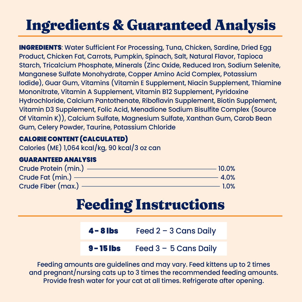 Solid Gold 24 count packaging for easy meal planning and multi-cat households