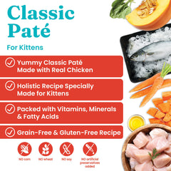 Solid Gold wet cat food pate real-chicken-protein-closeup savory texture for picky eaters