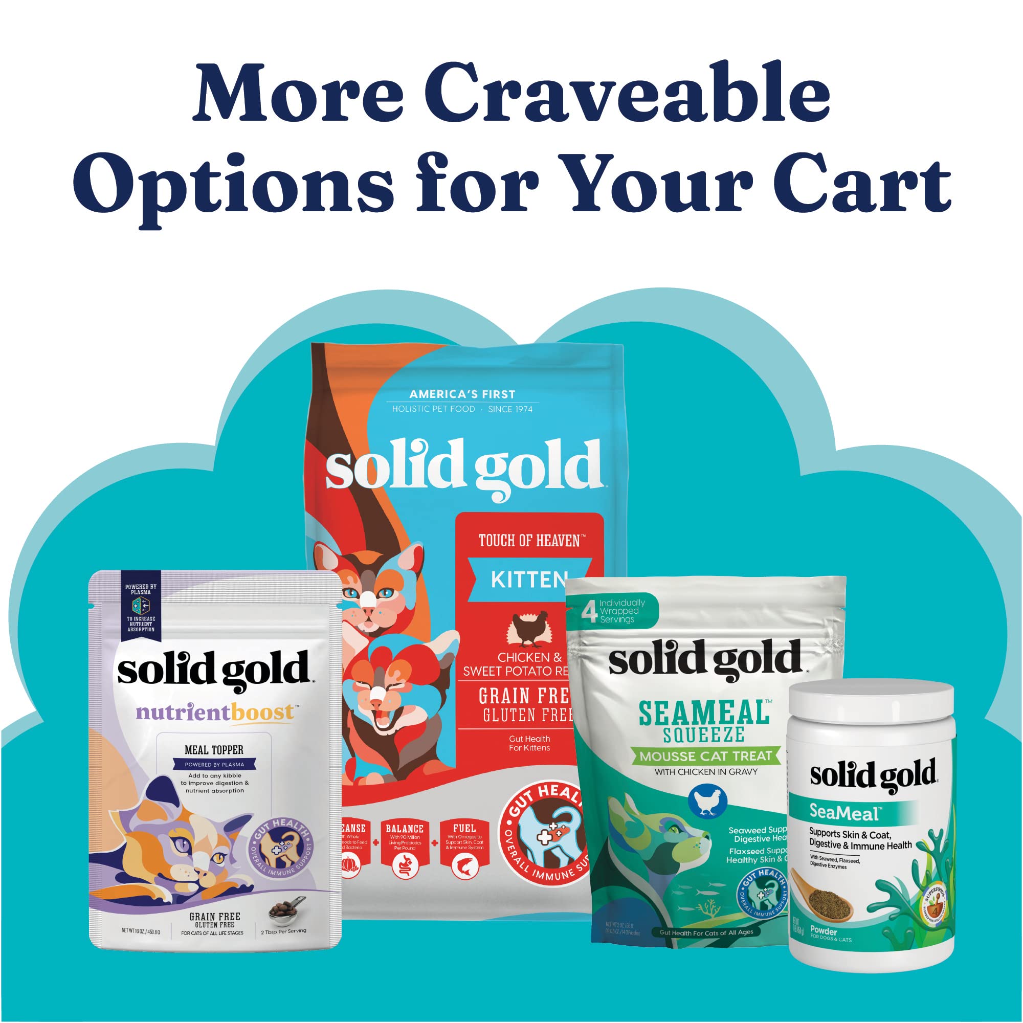 Solid Gold wet cat food pate smooth-texture-pate gentle on sensitive stomachs