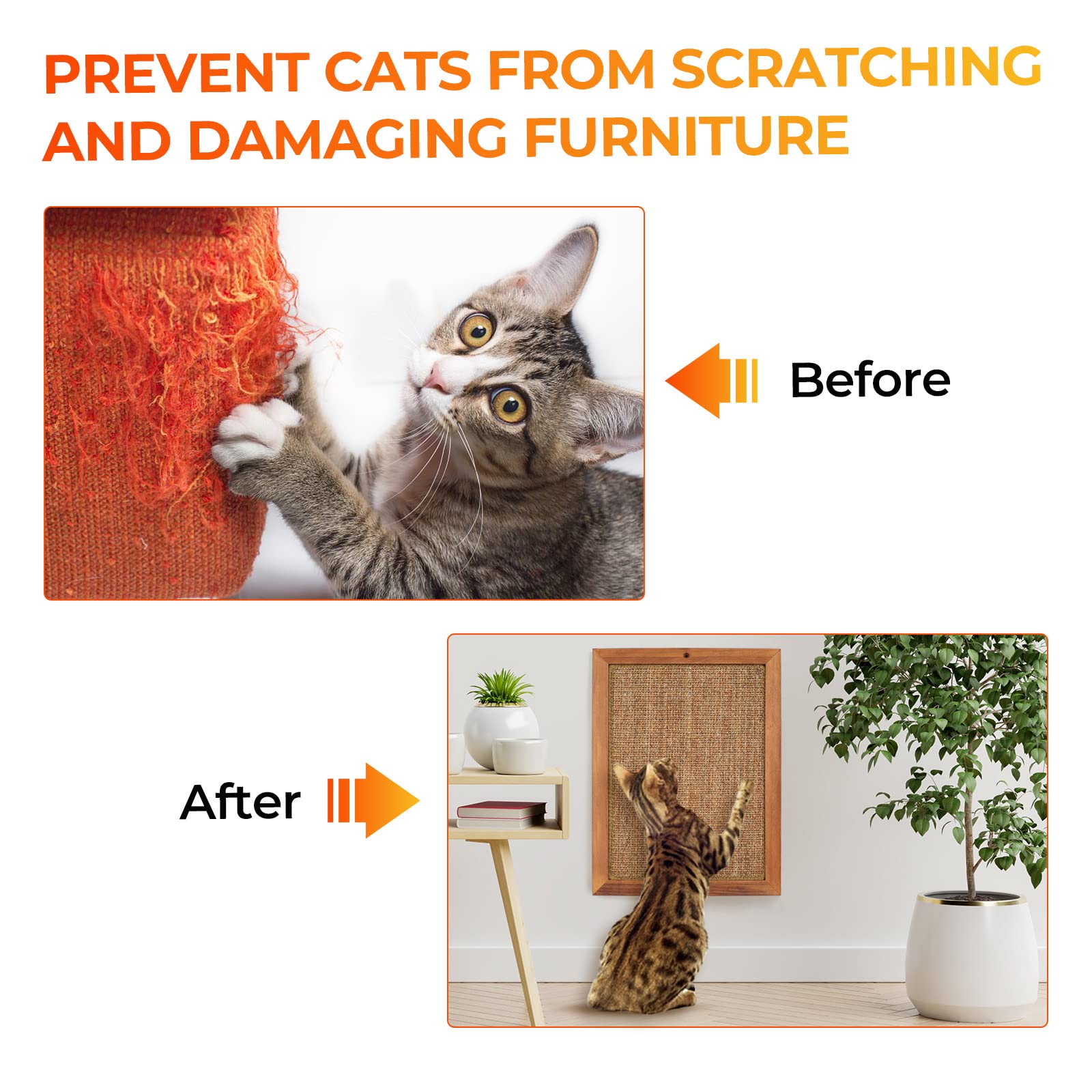 SolidChoice Cat Scratching Post BXL easy installation for quick setup.