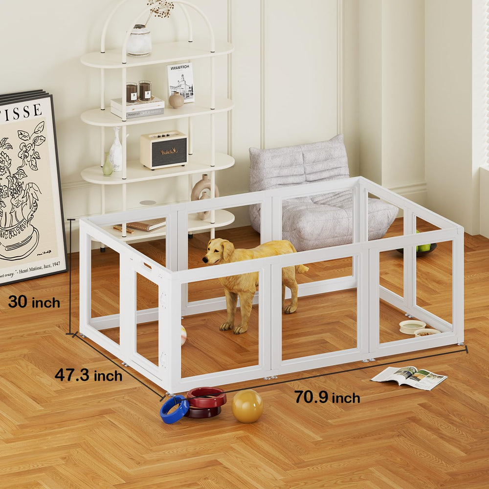 SOLOWINNER Playpen floor suction cups stabilizing placement and protecting floors.