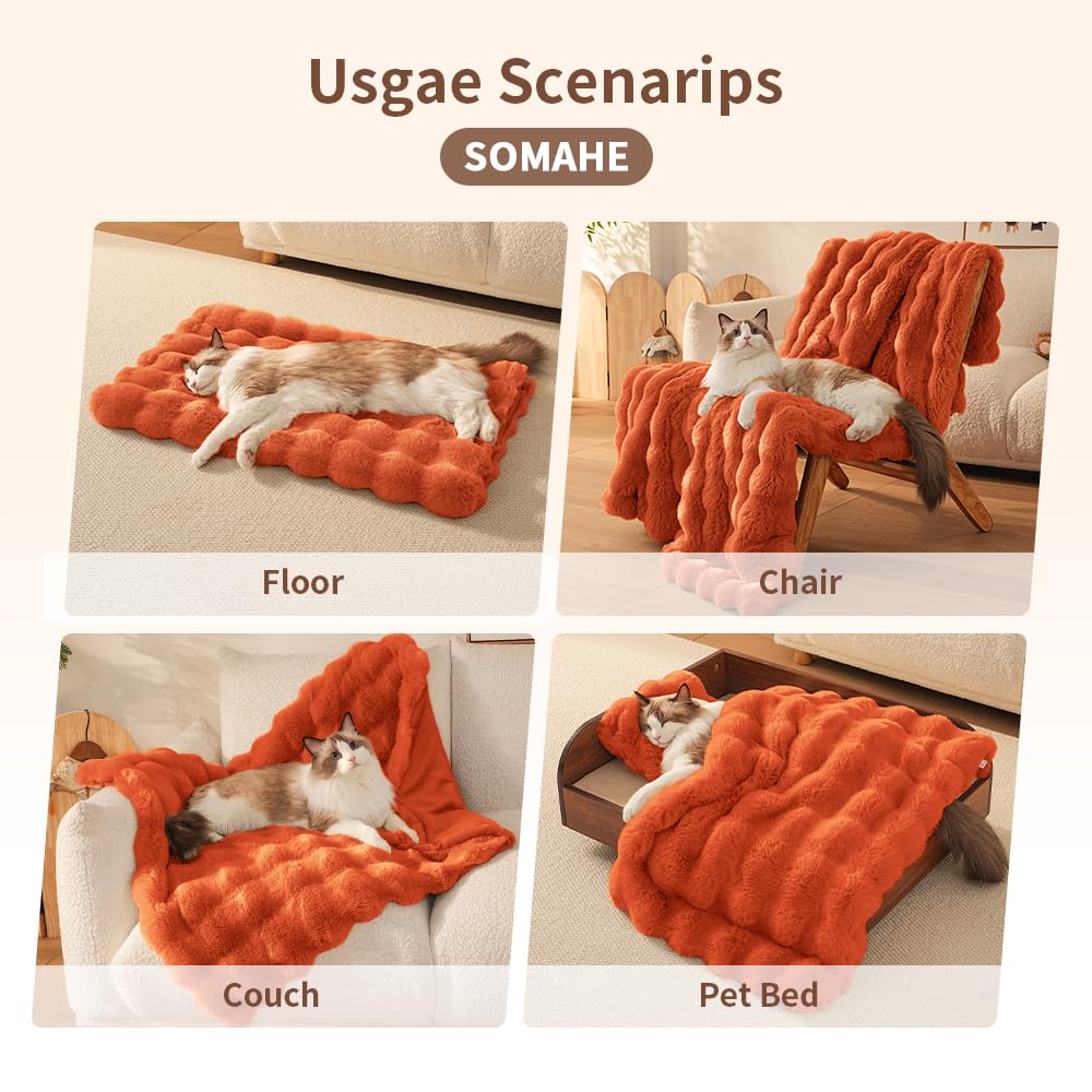 SOMAHE soft plush on both sides offers cozy versatility