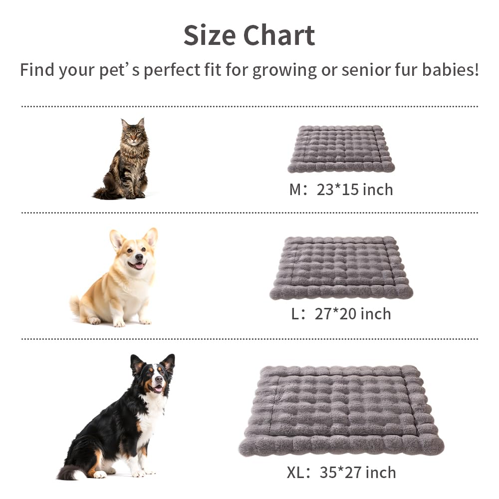 SOMAHE durable faux fur bed – resists matting for long-lasting fluff.