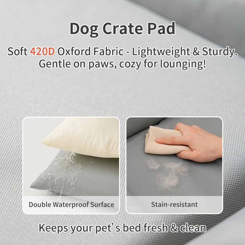 SOMAHE universal crate pad sizes cover most cages from 24x18 to 42x28.