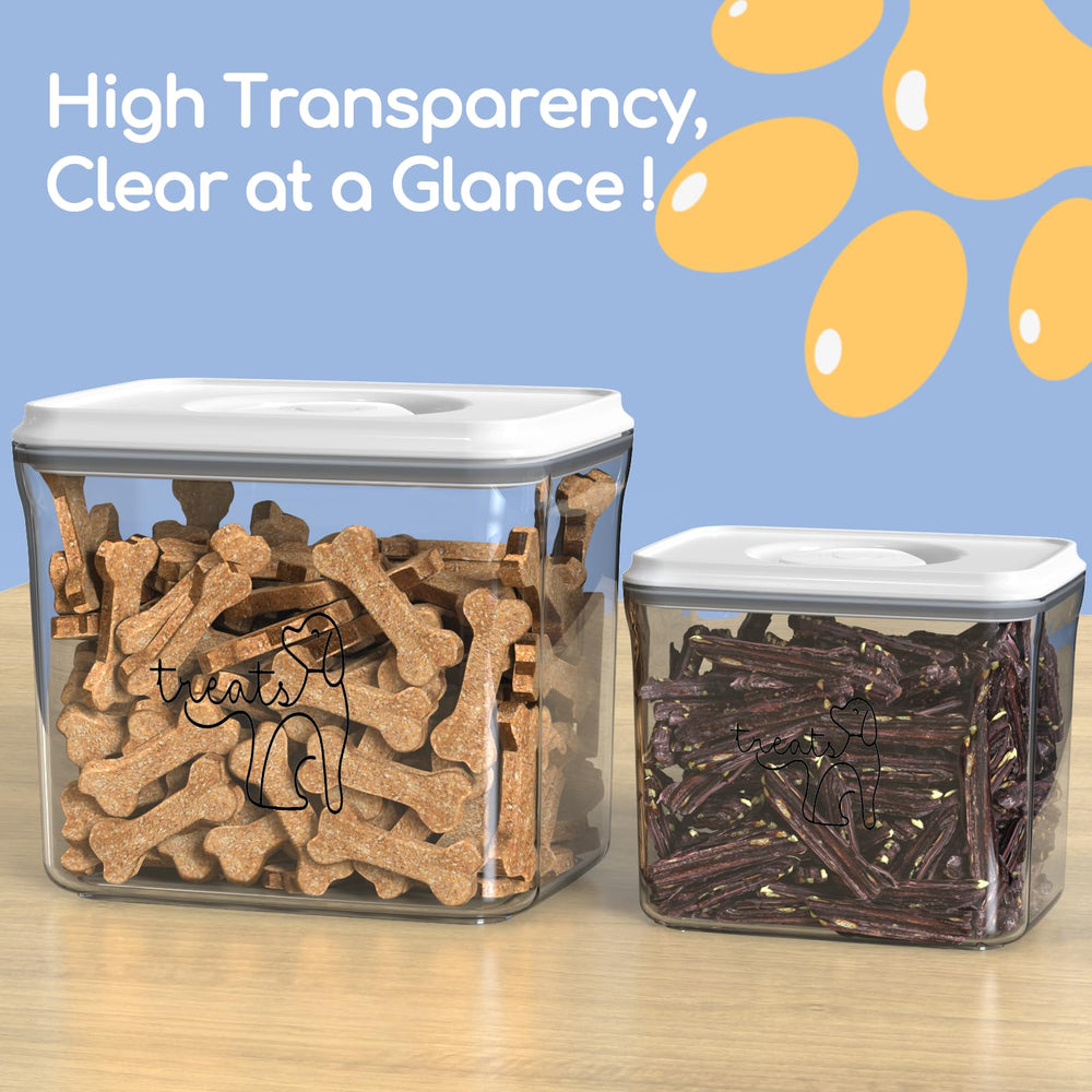 Somkaco stackable design saves pantry space.