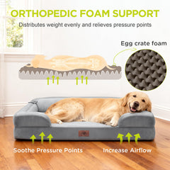 Song Puppy waterproof cover protects the 45x35 bed from spills and accidents.