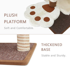 SONGWAY rectangle base enhances stability for active cats