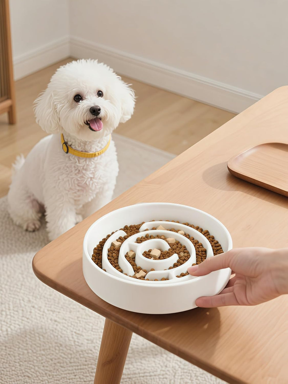 Soniuong easy-clean glaze simplifies rinsing after busy mealtimes.