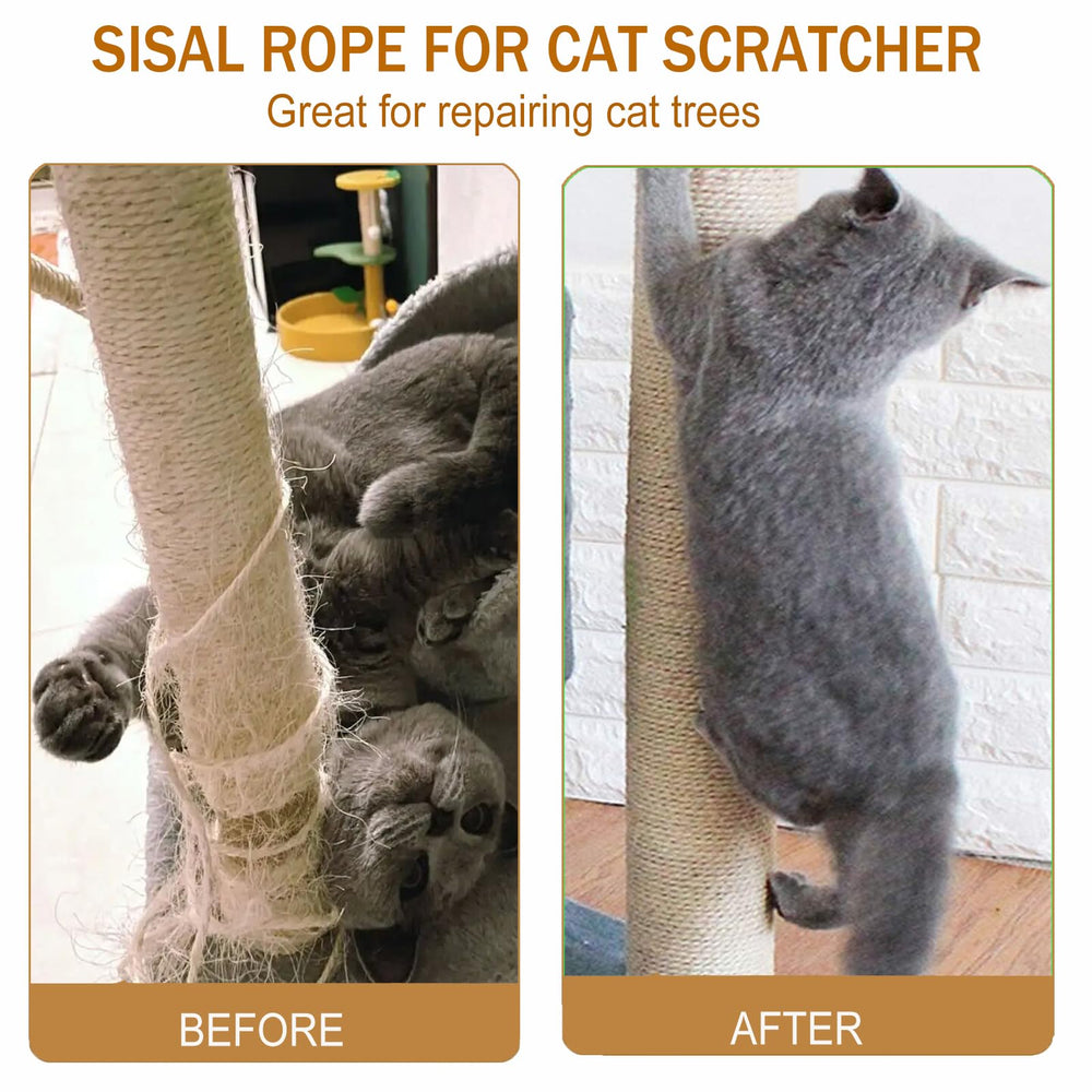 SONQUEEN sisal rope cat-tree repair kit 4mm for DIY updates