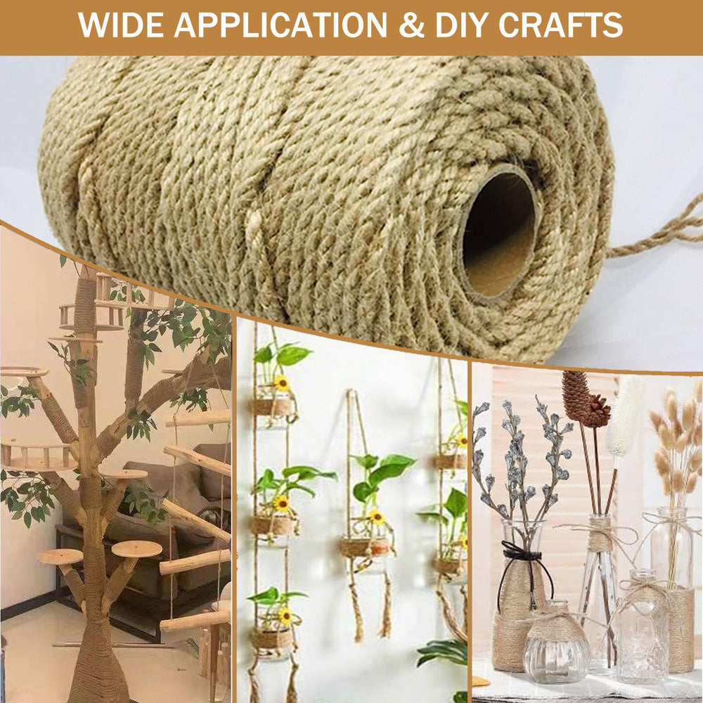 SONQUEEN sisal rope coil—easy-to-use packaging for quick DIY repairs